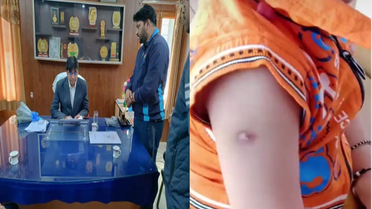 Rajasthan News: 9 month old child got wound on his hand after vaccination, accused of giving wrong medicine