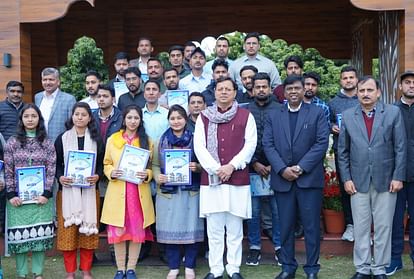 Uttarakhand CM Dhami distributes appointment letters to selected Assistant Social Welfare Officers