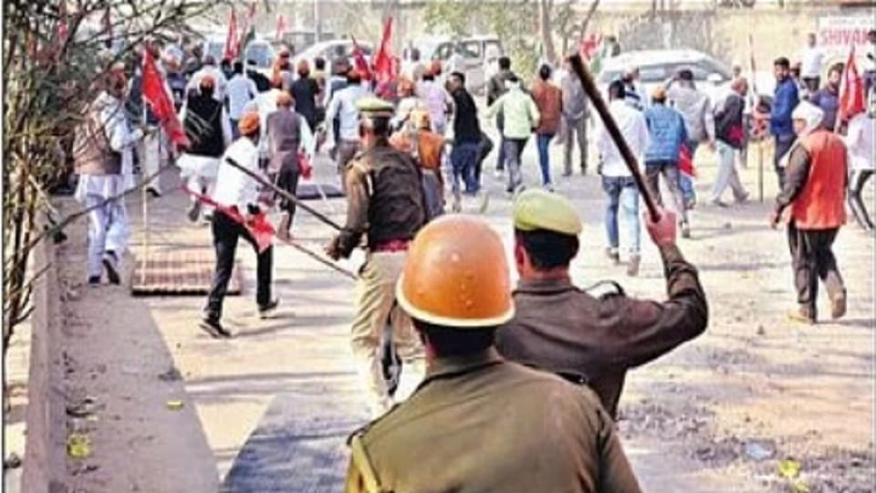 Sahibabad: Uproar over stopping the Sankalp Yatra of Prajapati Samaj