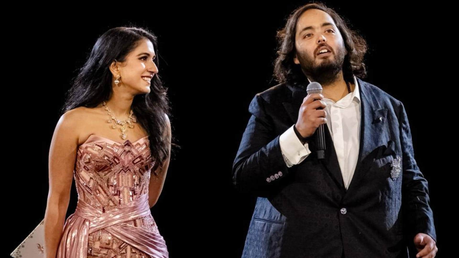 Radhika Merchant stuns in crystal gown copied blake lively met gala look 2022 in Pre Wedding with anant ambani