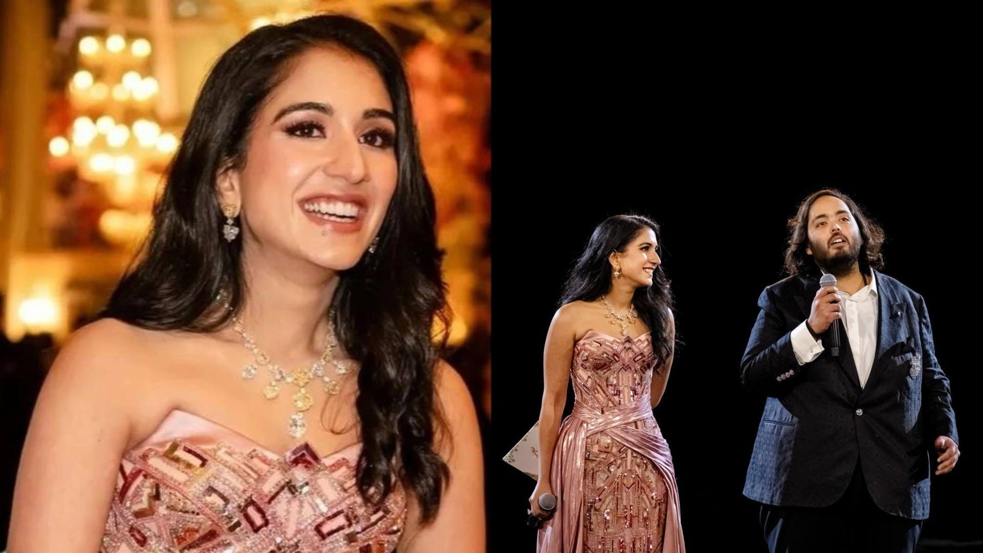 Radhika Merchant stuns in crystal gown copied blake lively met gala look 2022 in Pre Wedding with anant ambani