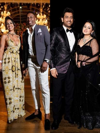 Dhoni, Sakshi, Sachin, Sara, Hardik, Bravo, Pollard, Rohit, Anant Ambani, Radhika, pre wedding cerem