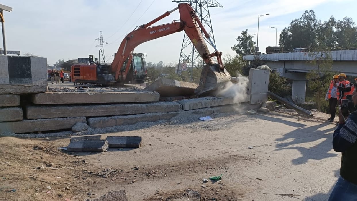 Farmers Movement, Delhi to Ambala National Highway opened after 18 days, security created at Tukar border