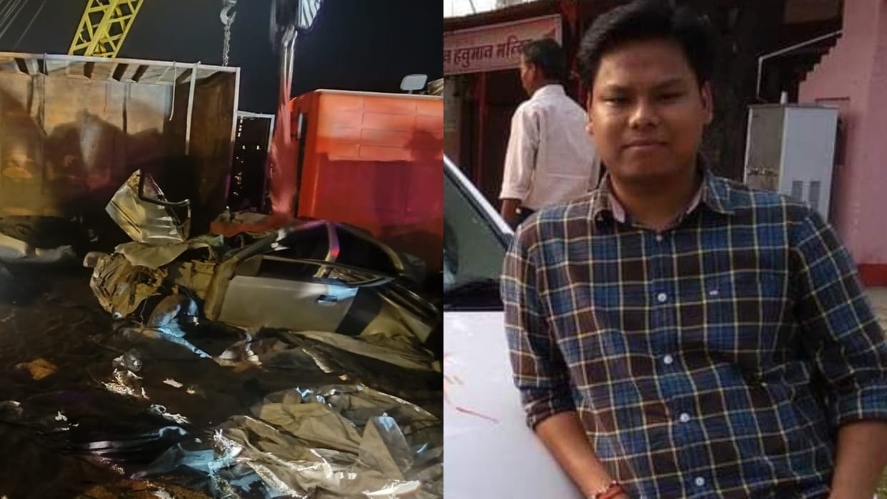 bank manager dies after truck overturns on car in bareilly