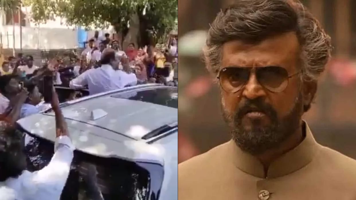 Rajinikanth reached registrar office after purchases land in Tamil Nadu Thiruporur fans gathered video viral