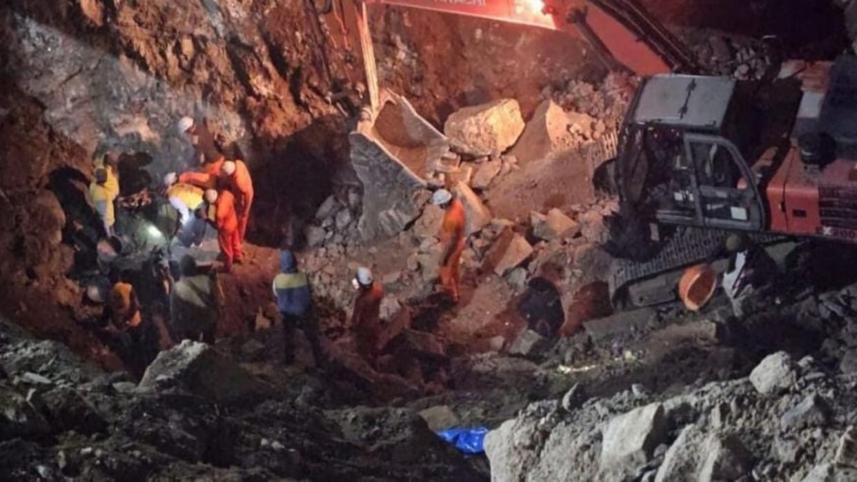 Rajasthan News: After 36 hours the body of dumper driver was taken out, accident happened due to roof collapse