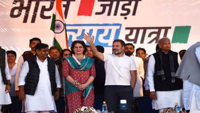 Rajasthan News: After a break Bharat Jodo Nyay Yatra started again, big leaders of the state participated