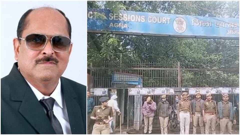 agra crime advotace death incident