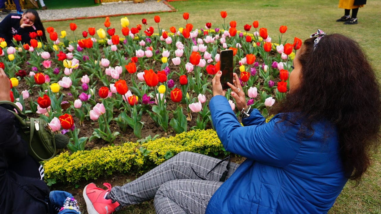 Vasantotsav 2024 spring festival at Raj Bhavan People gathered to see the colorful flowers watch Photos