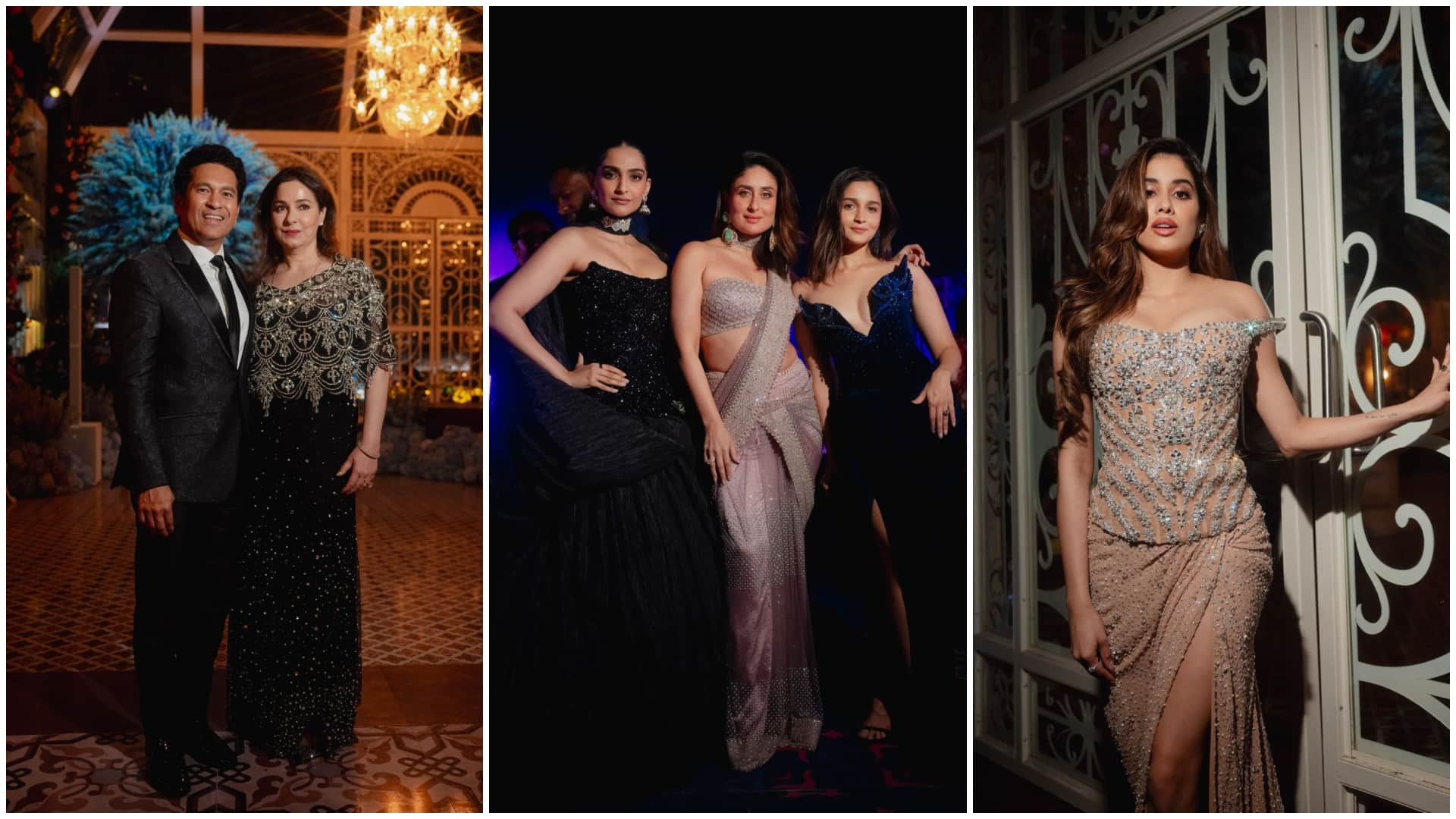 Shah Rukh Khan Deepika Padukone Ranveer Singh Attend Anant Ambani Radhika Merchant Pre Wedding Ceremony