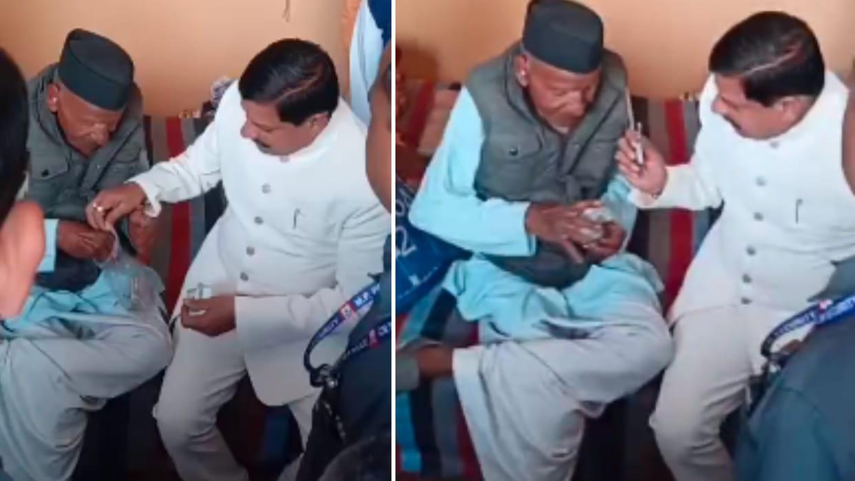 MP News: CM Mohan Yadav asked for money from his father to go to Bhopal, friendly banter was seen between two