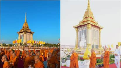 महात्मा बुद्ध के पवित्र अवशेषों की श्रद्धांजलि