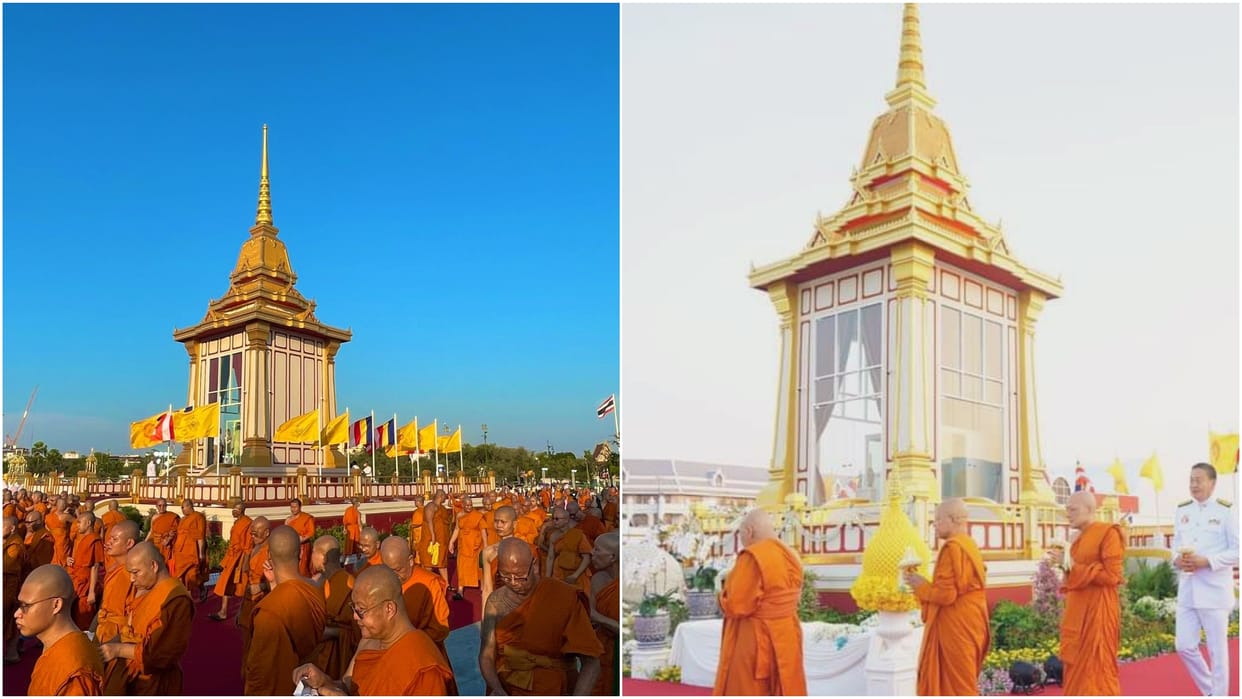 Thailand: Tribute paid to the holy remains of Lord Buddha, thousands of devotees arrived