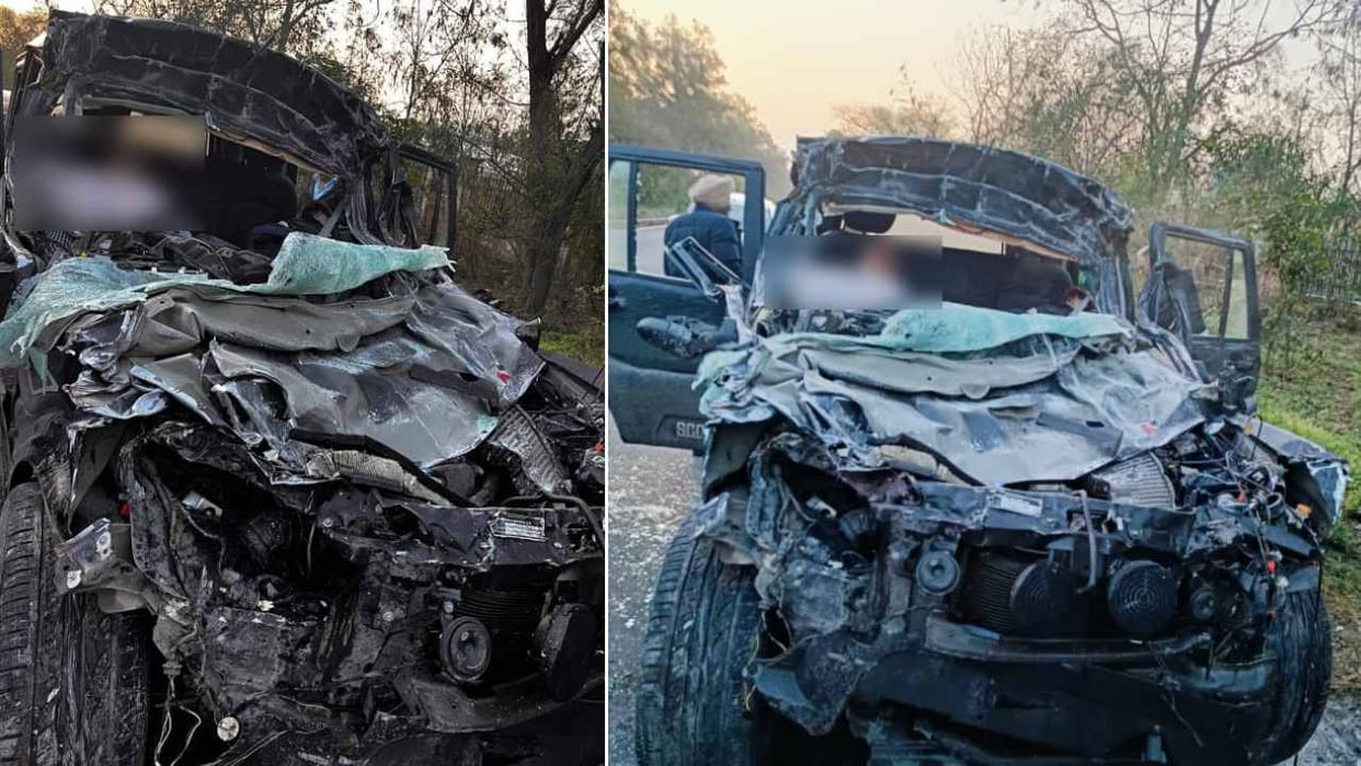 Two killed and three injured in road accident in Kapurthala