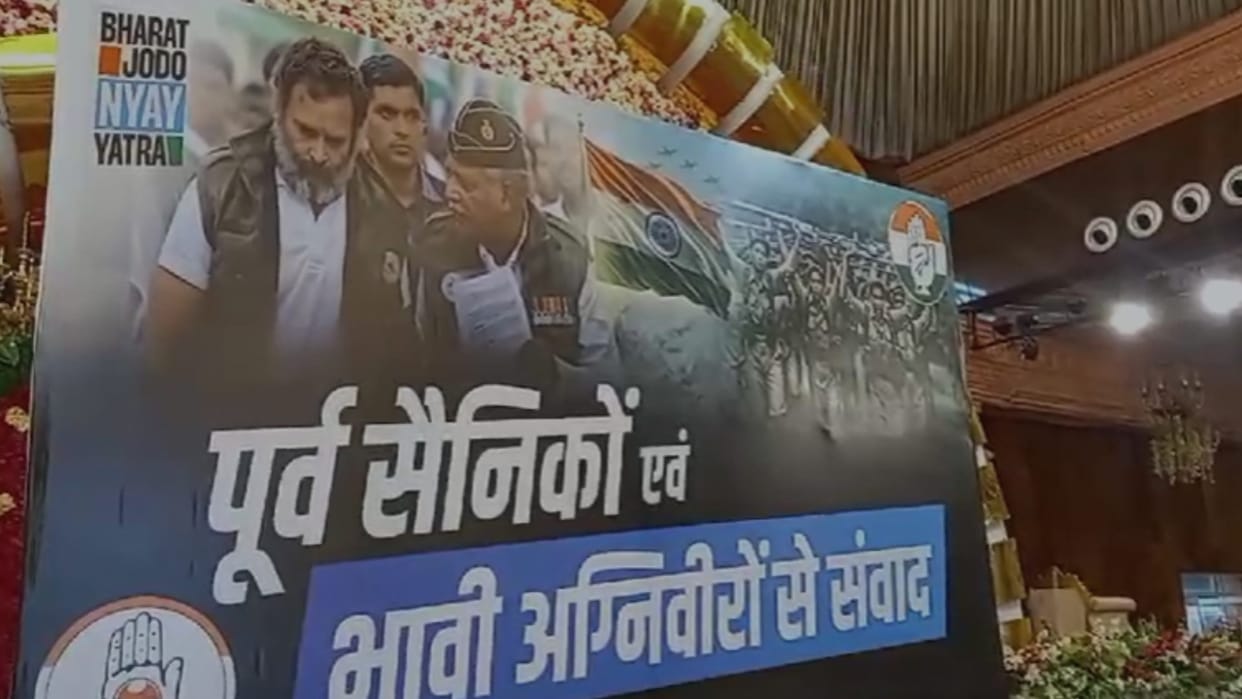 Rahul Gandhi interacted with ex-servicemen and firefighters
