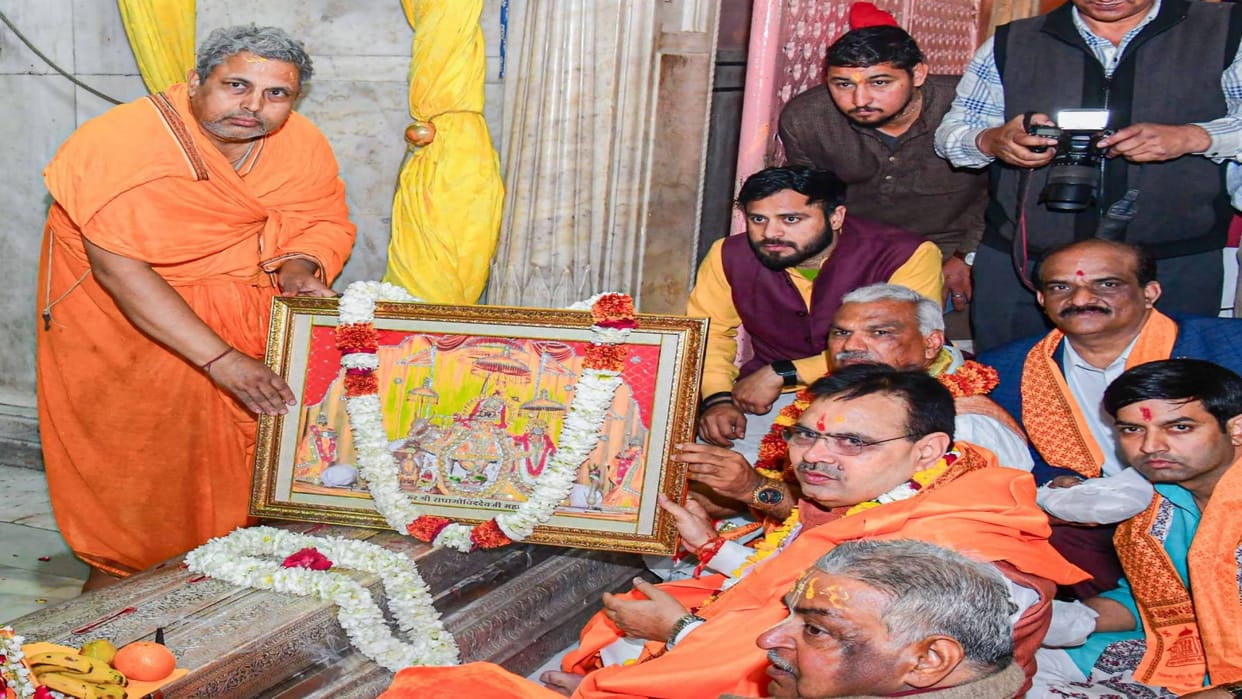 Rajasthan News: Indian culture will be preserved through Sant Samagam, CM went to Govinddev Ji for an event