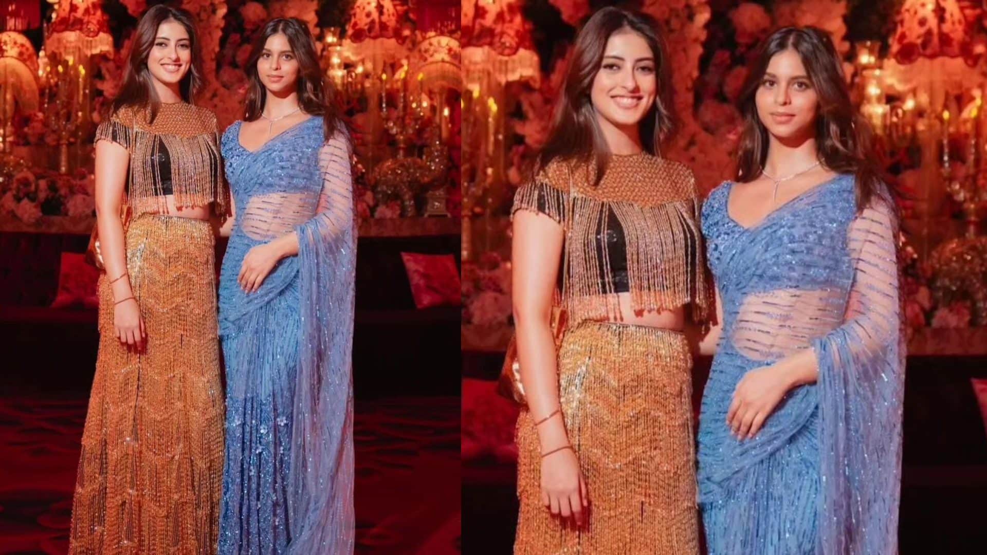 Anant Radhika Pre Wedding beautiful look of suhana khan sara Tendulkar kareena kapoor in cocktail party