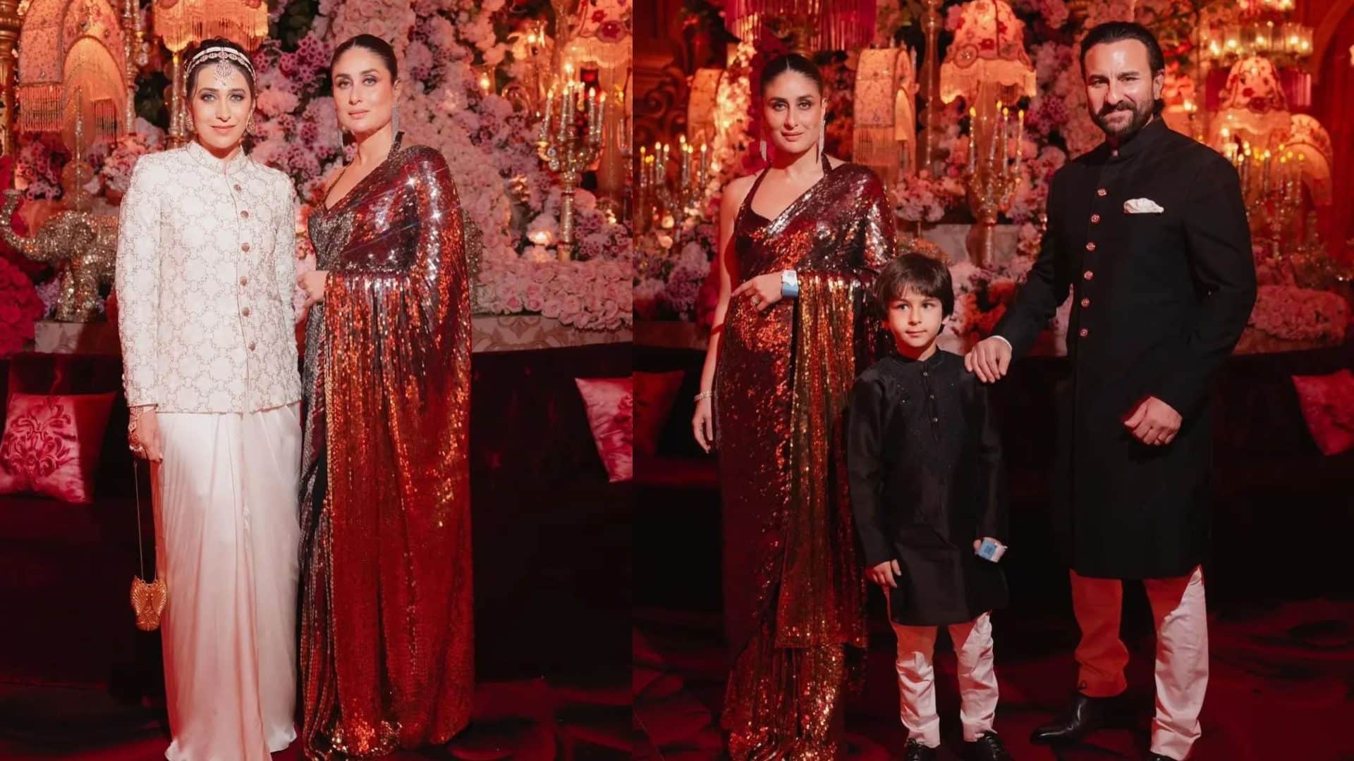 Anant Radhika Pre Wedding beautiful look of suhana khan sara Tendulkar kareena kapoor in cocktail party