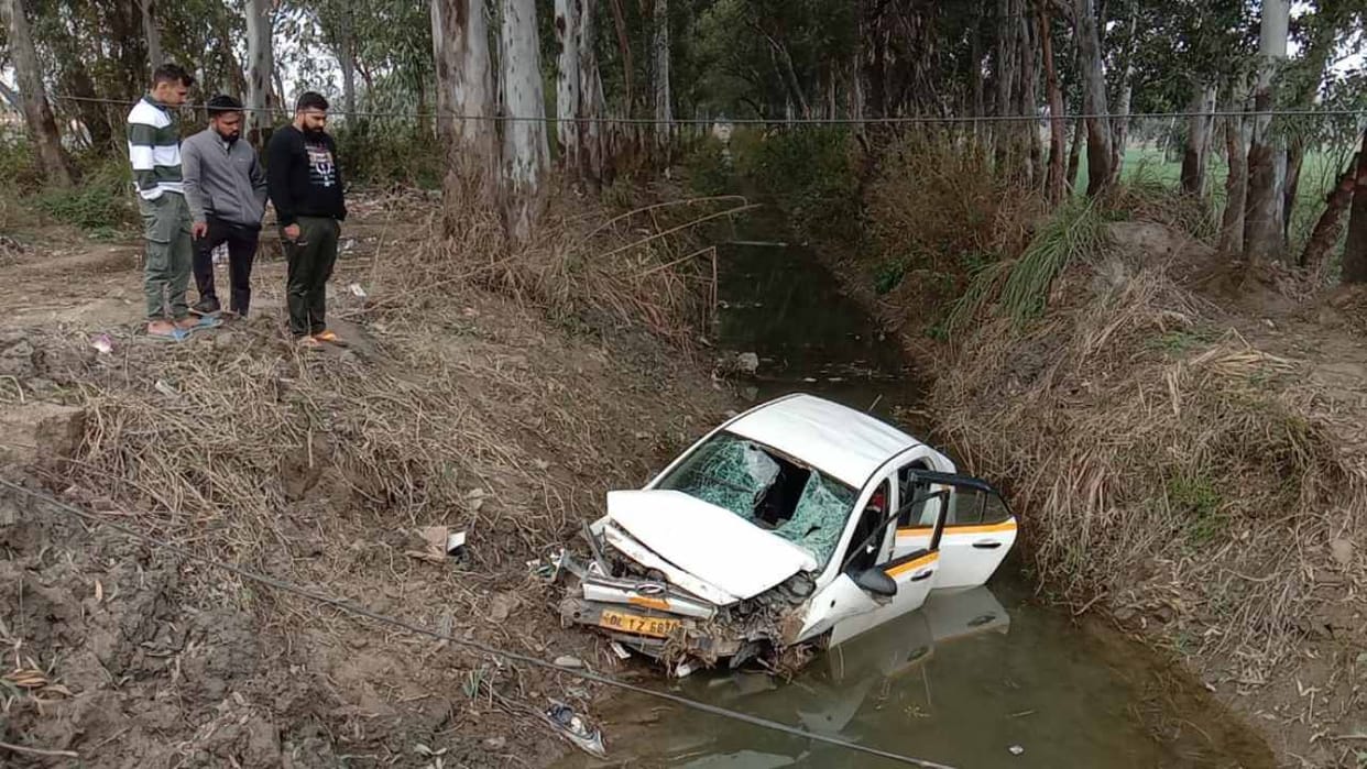 Three people died in road accident in Sonipat