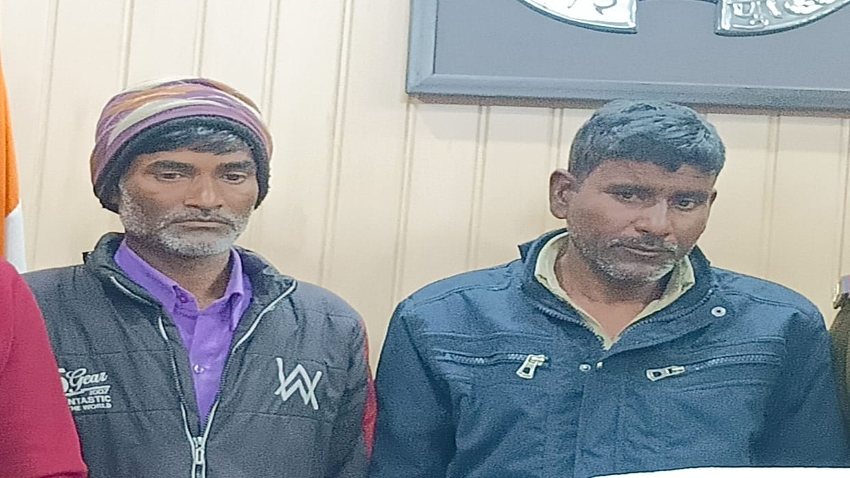 Police arrested two people making illegal weapons in Lakhimpur Kheri