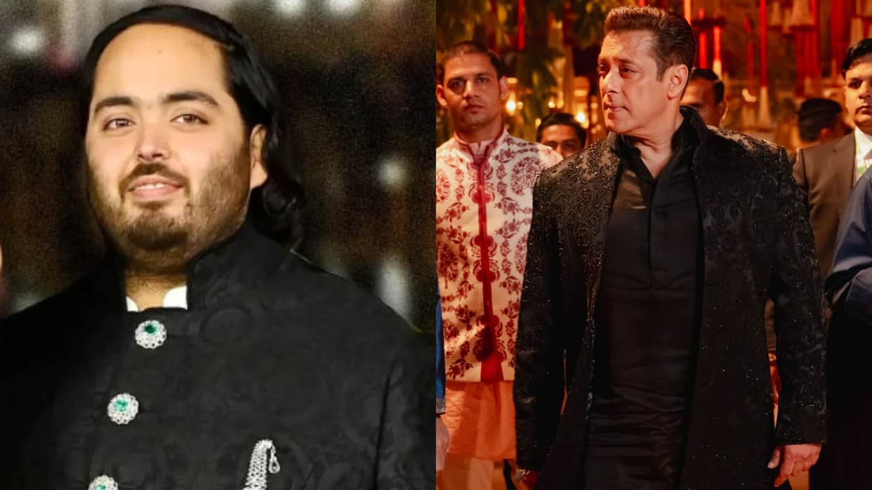 Anant Ambani attempted to lift salman khan on Pre wedding Event Video went Viral on Social Media