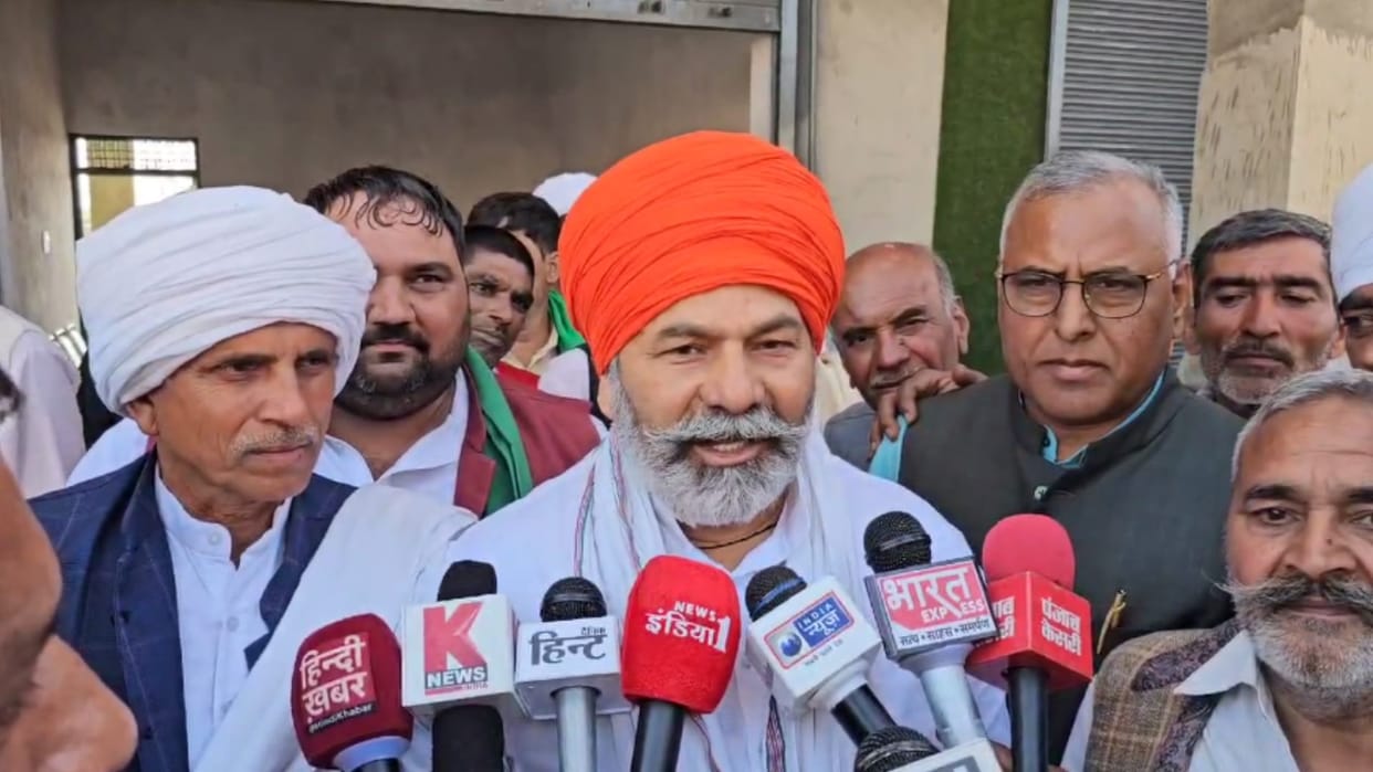 Baghpat: Rakesh Tikan gave big statement for farmers movement of Punjab, Naresh said taht PM Modi dictator