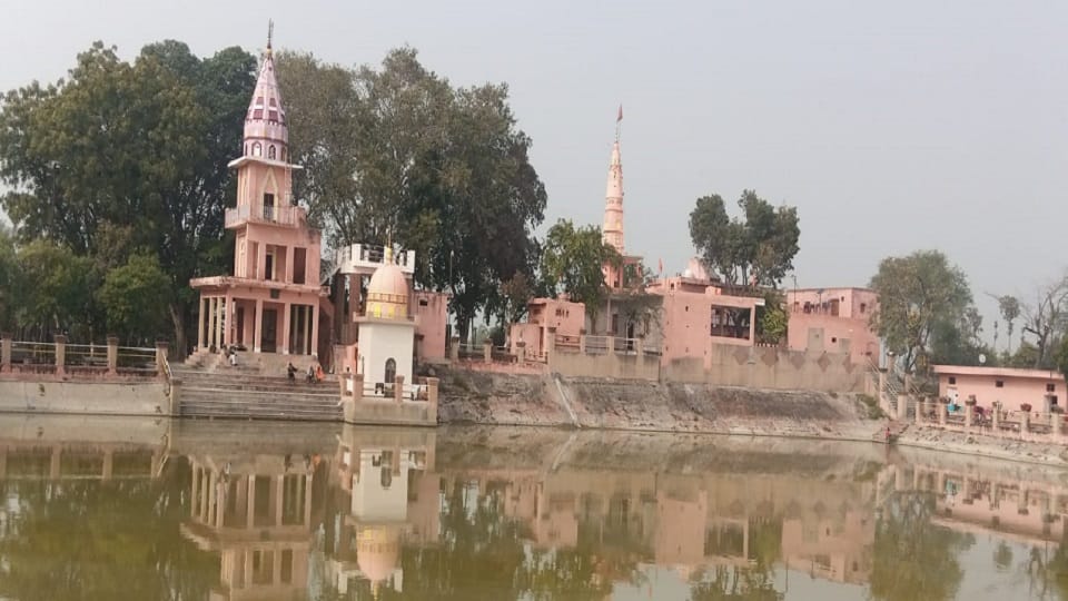Shiva is worshiped at the 1800 year old Bhojtal Ashram of Chandaus