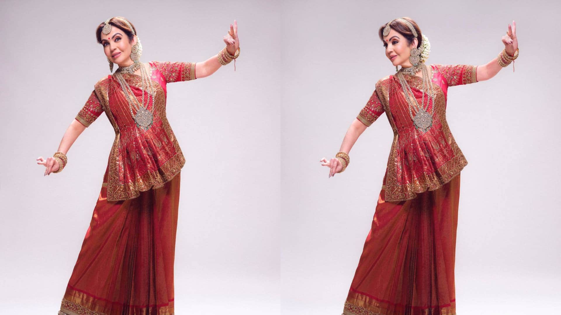 Anant Radhika Merchant pre wedding functions Nita ambani Mukesh ambani Shloka Mehta looking beautiful