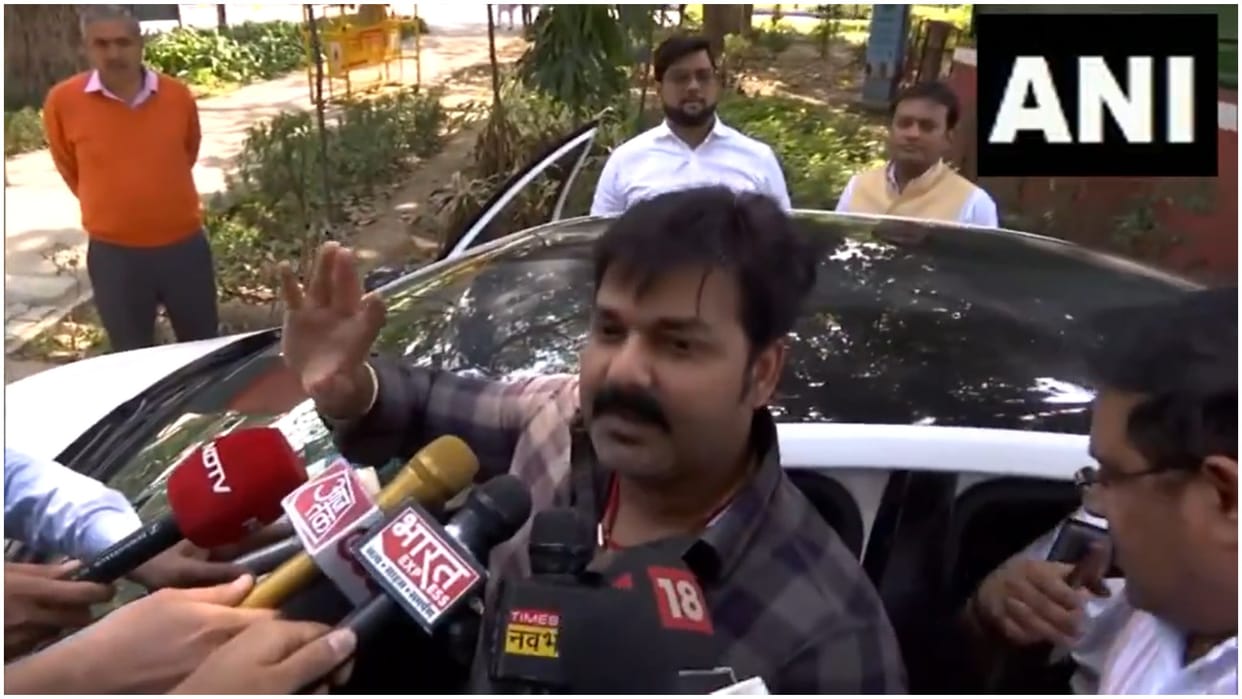 Pawan Singh meets BJP President JP Nadda in Delhi after rejecting candidature from Asansol seat in West Bengal