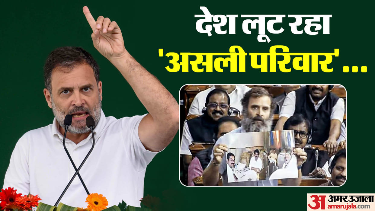 BJP Modi ka Parivar Rahul Gandhi Congress Hits Back loot in country accusation
