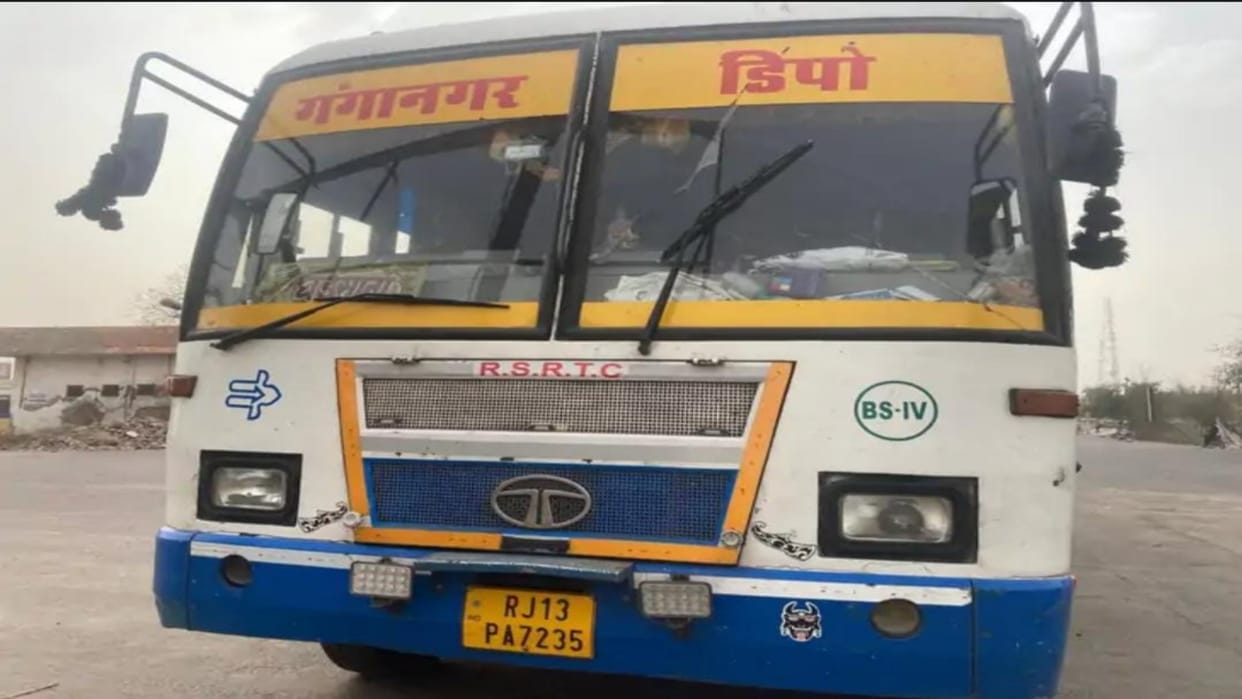 Rajasthan News: Drunk driver ran a roadways bus full of passengers, department took immediate action