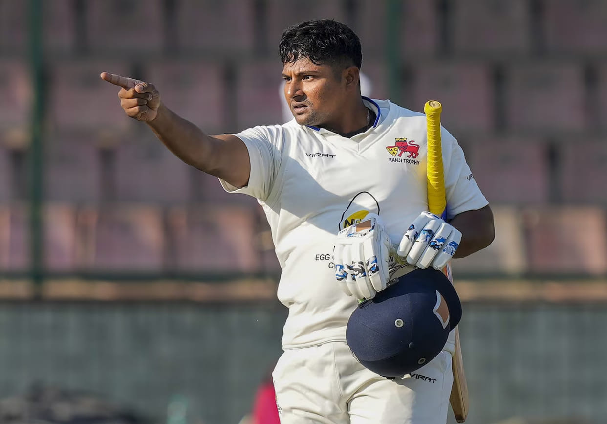 Flashback: Sarfaraz has scored a double century in Dharamshala