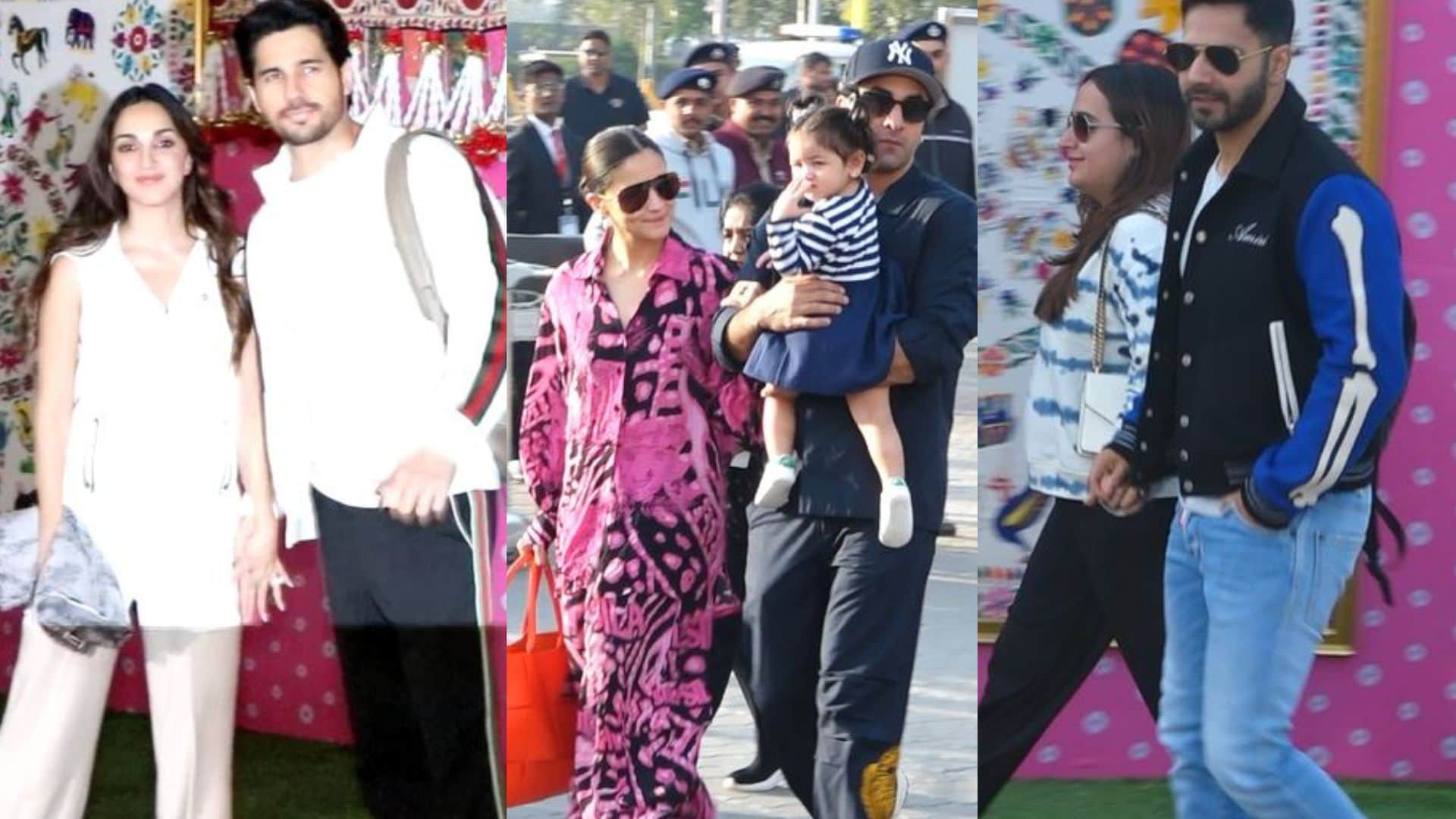 Amitabh Bachchan Aishwarya Bachchan Anil Kapoor sonam leaving from jamnagar after Anant Radhika Pre Wedding