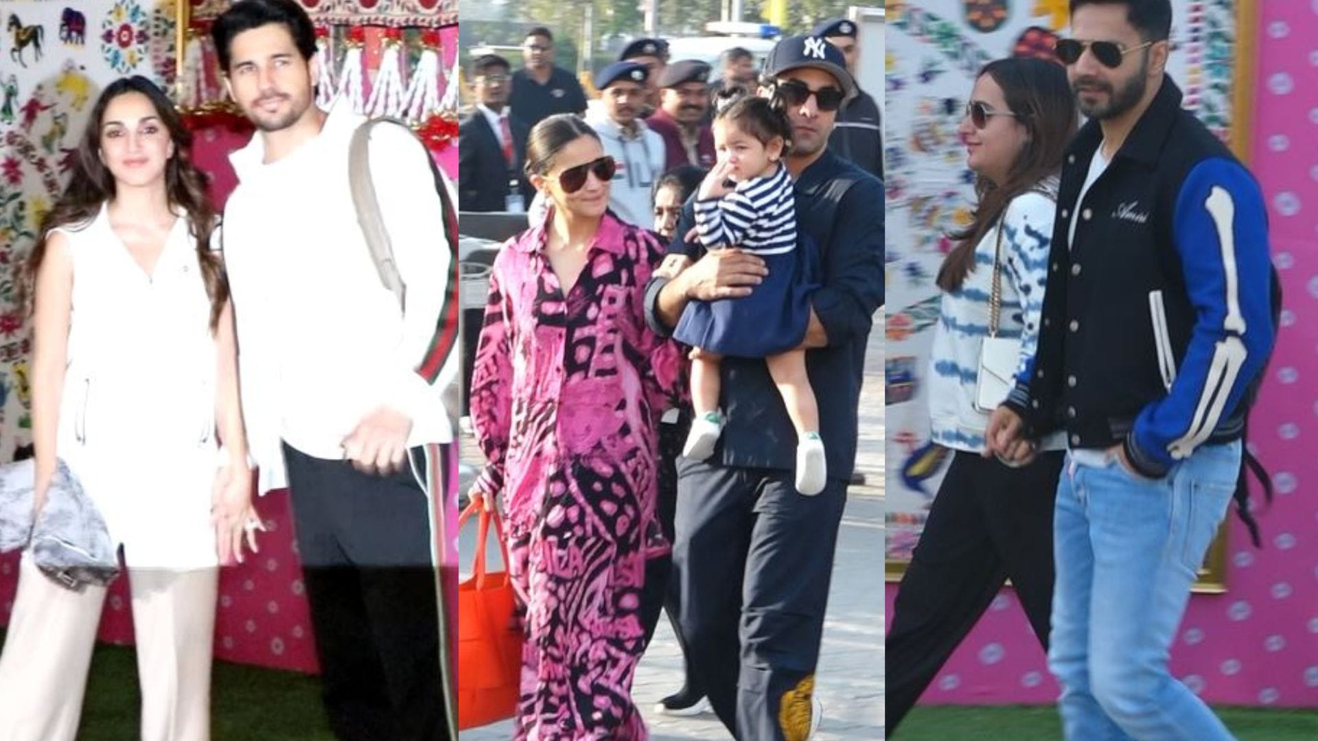 Amitabh Bachchan Aishwarya Bachchan Anil Kapoor sonam leaving from jamnagar after Anant Radhika Pre Wedding