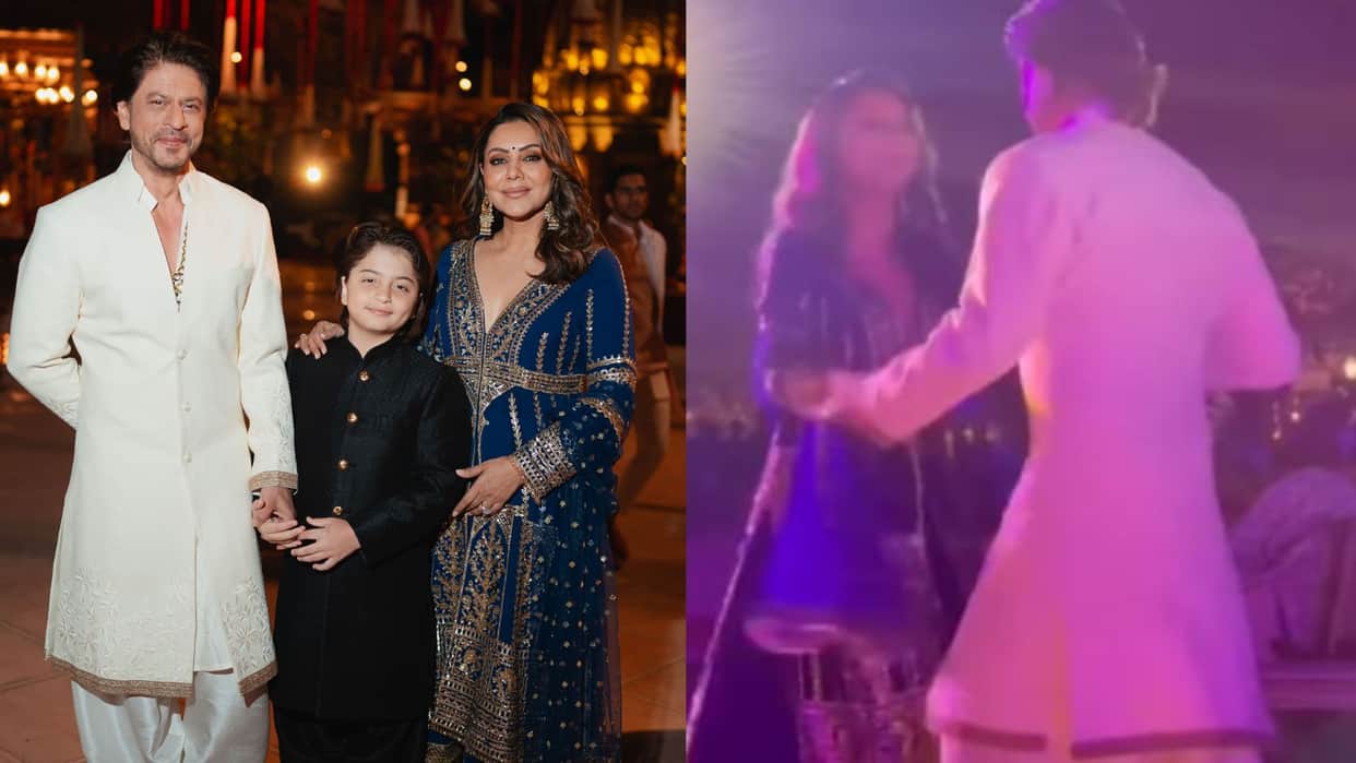 Anant Radhika Pre Wedding Shahrukh danced with Gauri danced to the song of Veer-Zaara See pictures