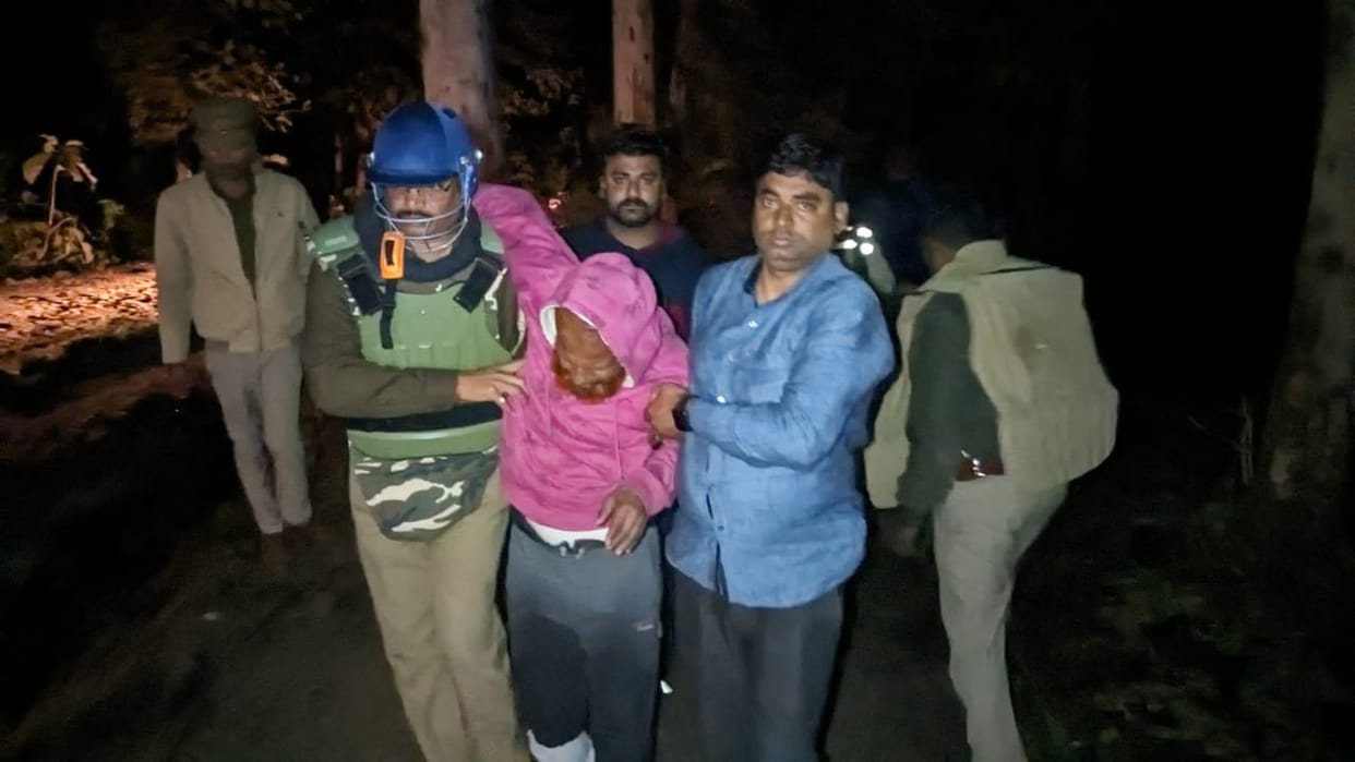 Three arrested after encounter in a case of cow slaughter in shravasti.
