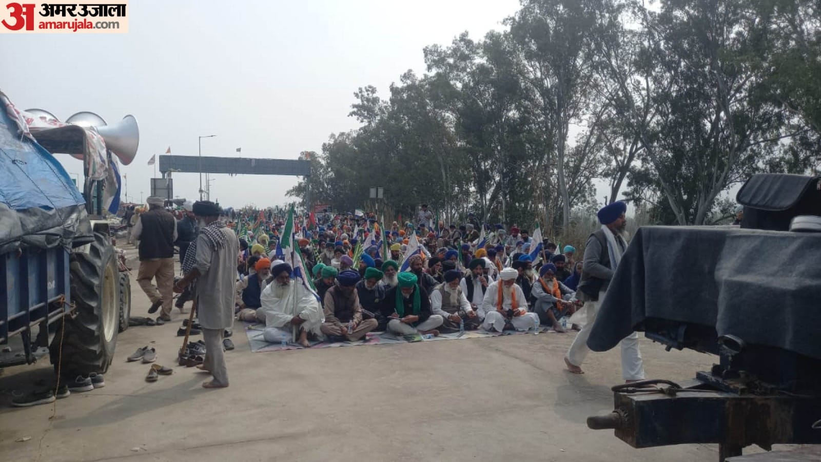 Farmer Protest Concrete front of Shambhu and Khanauri border farmers from other states will march to Delhi