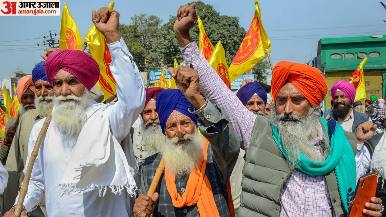 Farmers movement, Tight security at Tatiana and Sangatpura border, had to leave for Delhi without tractor