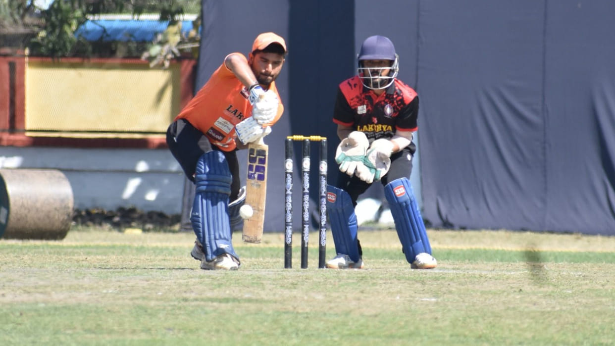 Indore and North Eastern Railway teams are in the semi-finals of the Lakshya Champion Trophy