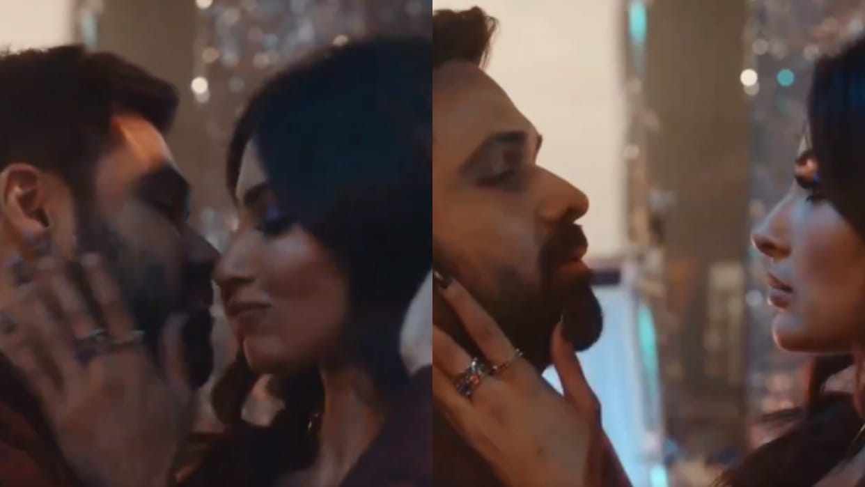 Showtime actor Emraan Hashmi Mouni roy kissing scene went viral on social media