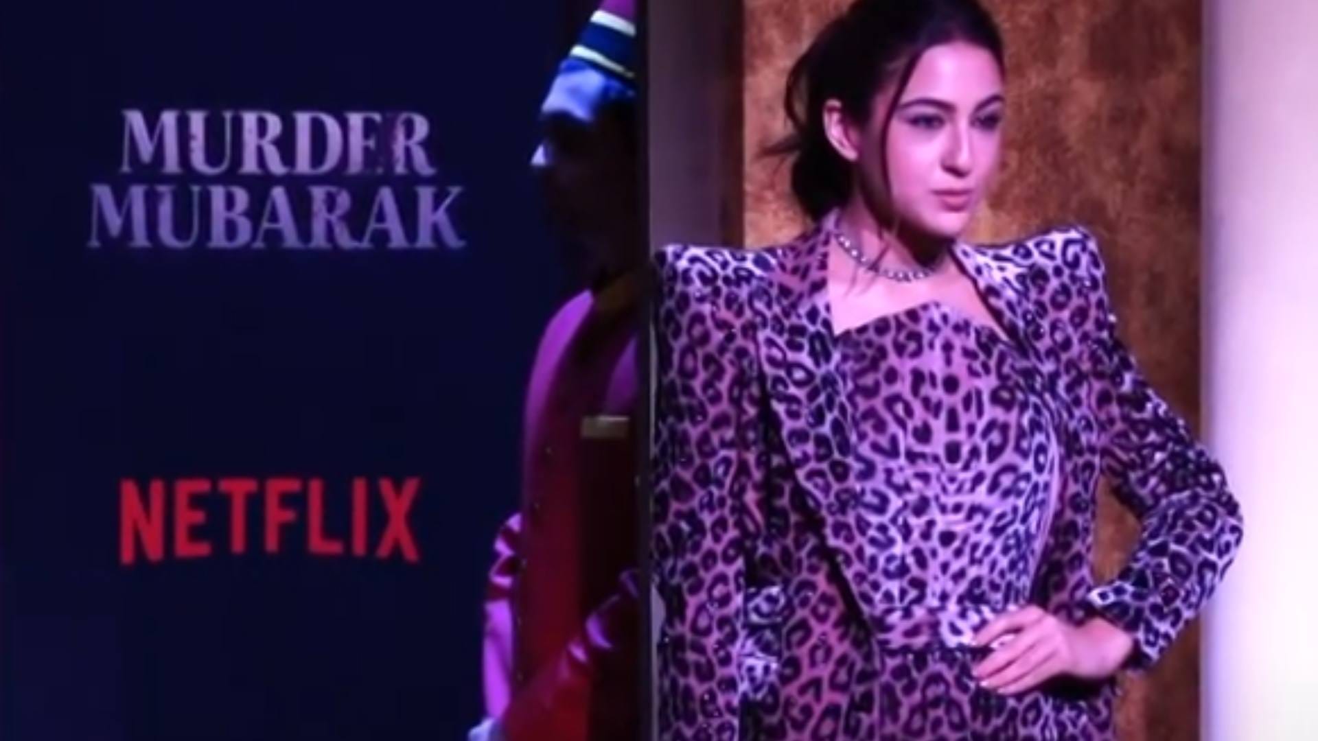 murder mubarak trailer launch event actor pankaj tripathi sara ali khan vijay varma karisma kapoor spotted