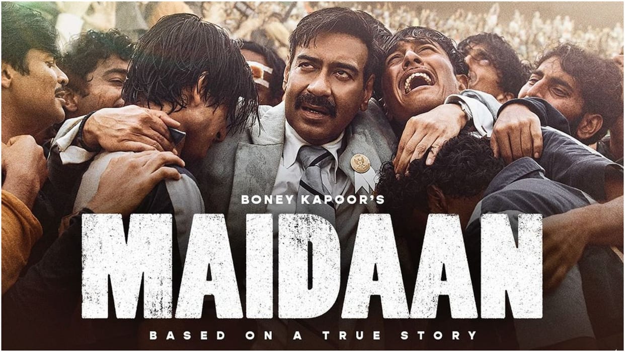 Ajay Devgan starrer film Maidan teaser released movie makers also announced film trailer release date