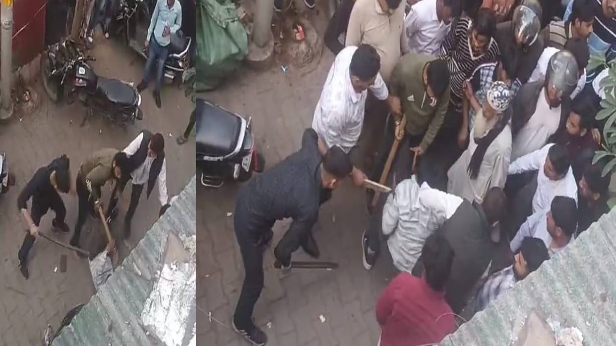 two parties fought fiercely over toilet next to shop In Agra