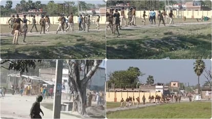 Bihar News: Fierce clash between villagers and police who arrived in Muzaffarpur to remove encroachment