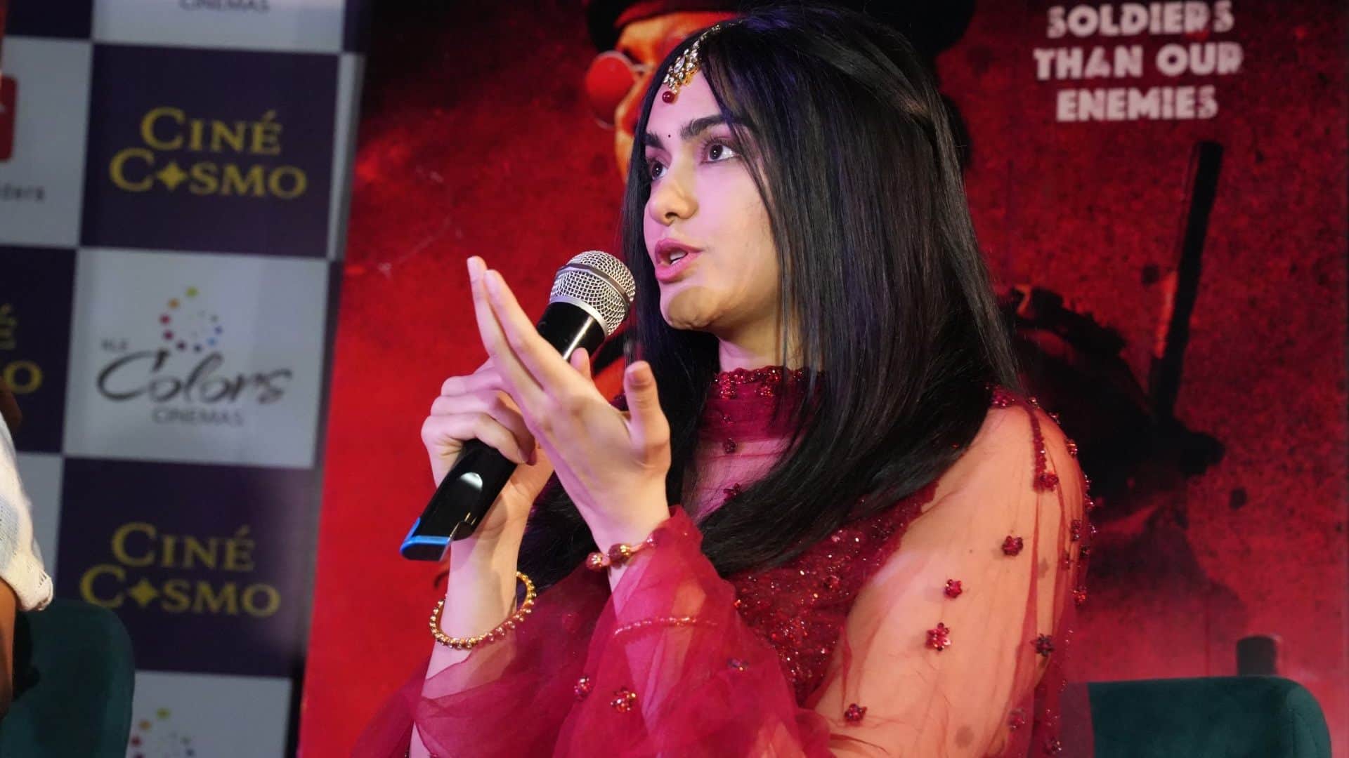 Bastart The Naxal Story Trailer Launch in Raipur Photos Vipul Shah Adah Sharma Indira Tiwari