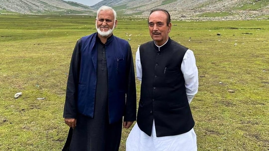Ghulam Nabi Azad announce GM Saroori as candidate of dpap for Udhampur seat in Lok Sabha election