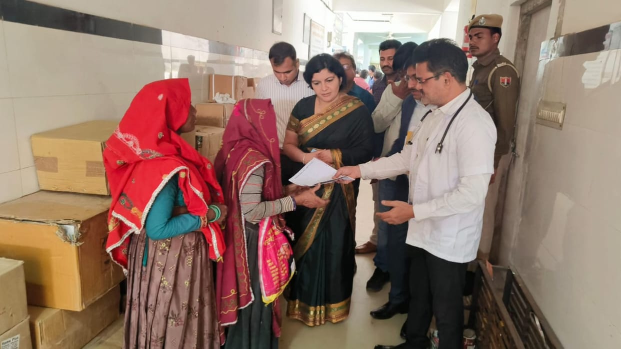 District Collector inspected Abu Road CHC