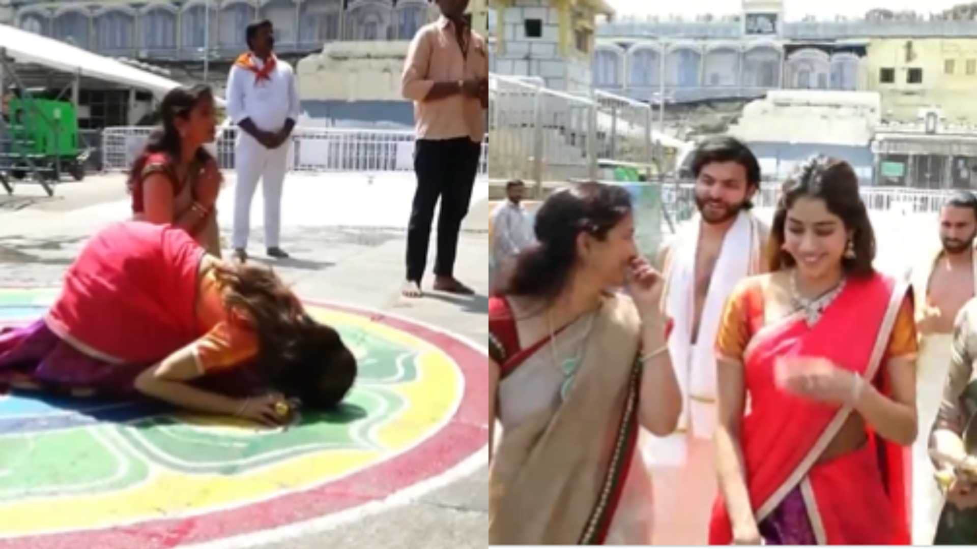 Devara Actress Janhvi Kapoor Visit Siddhivinayak Temple on the Occasion of Gudi Padwa Video Goes Viral