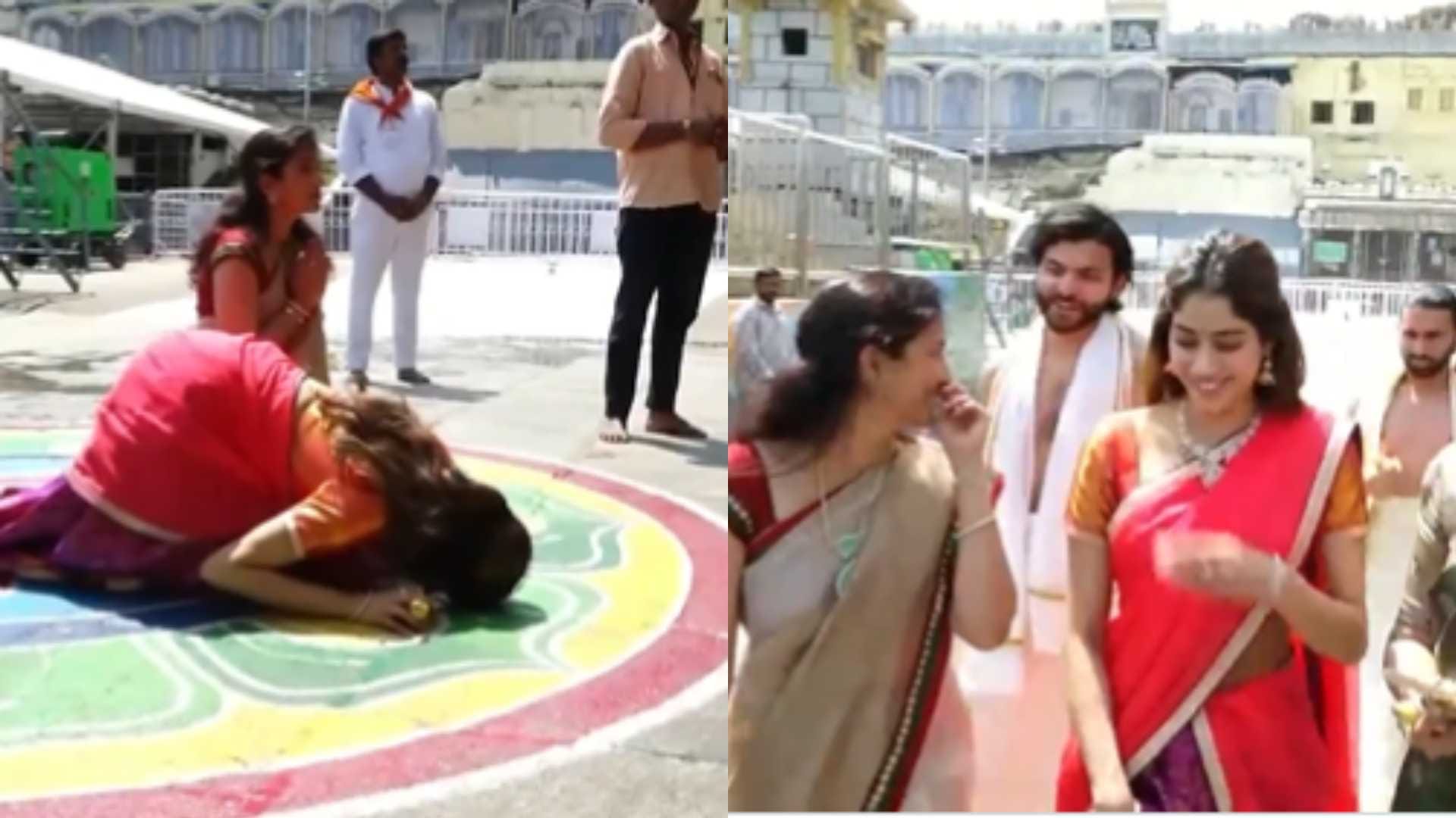 Devara Actress Janhvi Kapoor Visit Siddhivinayak Temple on the Occasion of Gudi Padwa Video Goes Viral