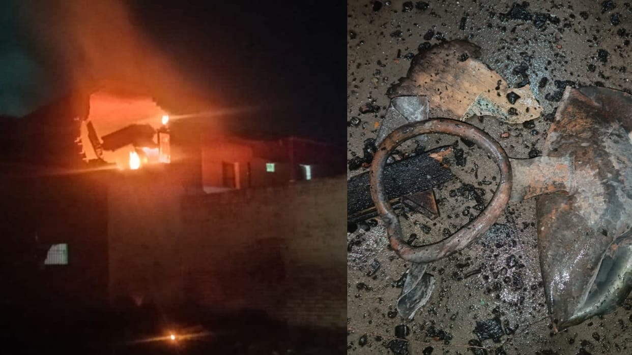 Lucknow: fire broke out in a two-storey house, five including a couple burnt alive